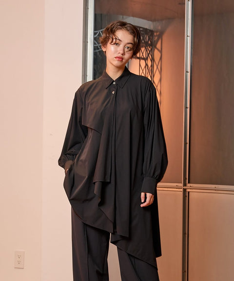 AsymmeteryLongShirt - UNBORDER アンボーダー