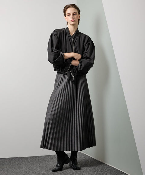 J - AccordionPleatedSkirt - UNBORDER アンボーダー