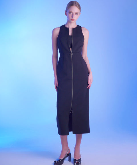 W-ZIP- Maxi Dress