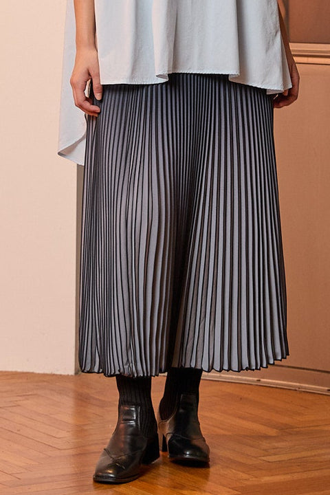 GradationPleatedSkirt