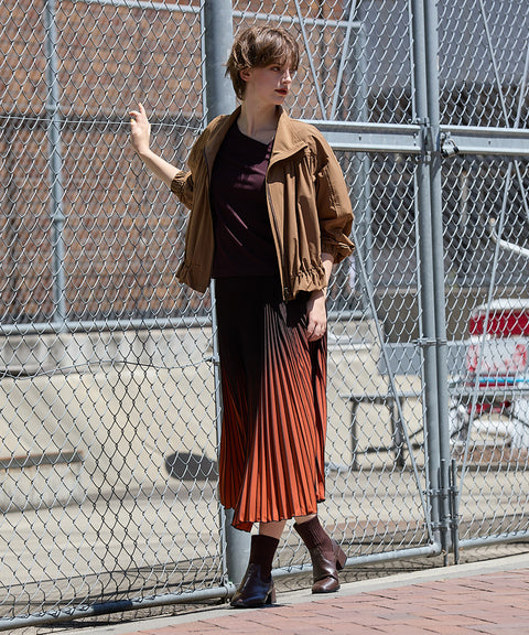 GradationPleatedSkirt