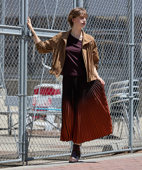 GradationPleatedSkirt