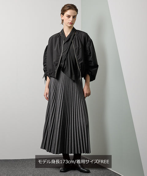 GradationPleatedSkirt